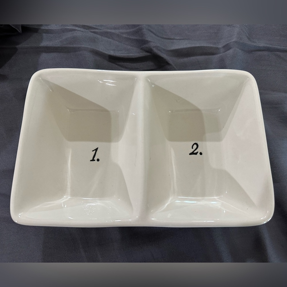 Rae Dunn Magenta Artisan Collection 1/2 Dish - HTF